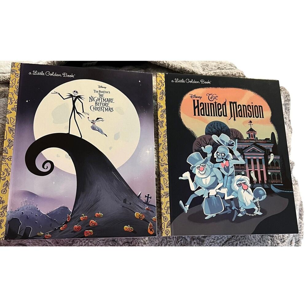 Disney Little Golden Books “The Haunted Mansion & The Nightmare Before Christmas